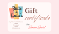 Billie & Lulus Store Gift Card