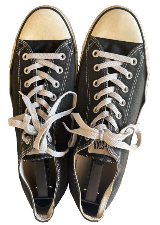 Converse Chuck Taylor All Star Canvas Low Black Unisex Sz 13 Canvas M9166 Shoe