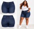Torrid 3 Button Bermuda Super Soft 11" Jean Shorts