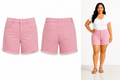 Seven Pink 5 Pocket Cut-off Shorts
