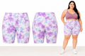 Westbound The Park Avenue Fit Purple TyeDye Long Shorts