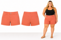 Torrid Two Button Zipper Fly Shorts