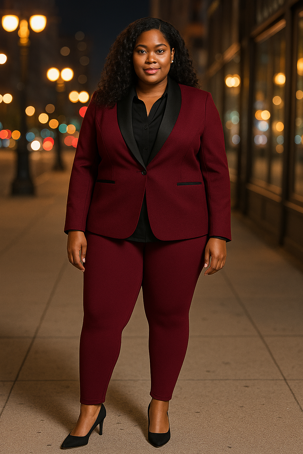 Liz Claiborne Alexis Burgundy Dress Slacks