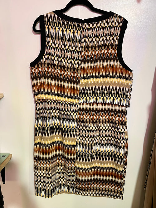 Emma and Michelle BROWN WOMENS DRESS Sz. 16W