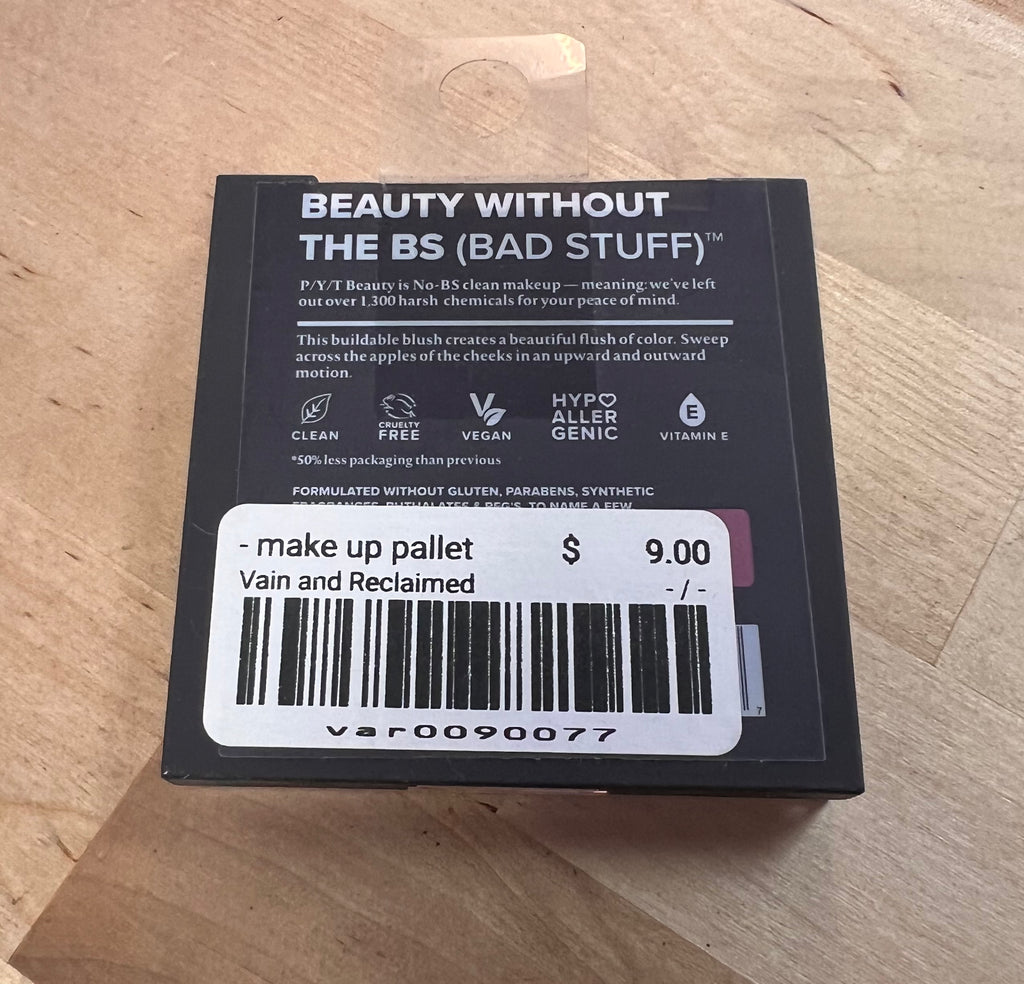 P/Y/T Beauty Without The BS Clean Blush Palette