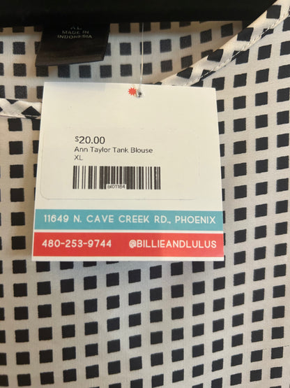 Ann Taylor Checkered Tank Blouse