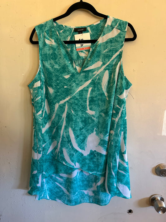 Alfani Teal Sleeveless