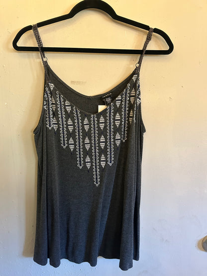 Torrid Grey Southwest Embroidered
