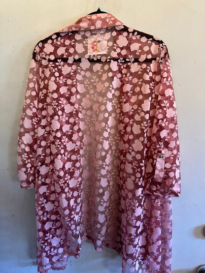 Siren Lily Pink Mesh Floral