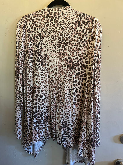 Torrid Leopard long sleeve cardigan