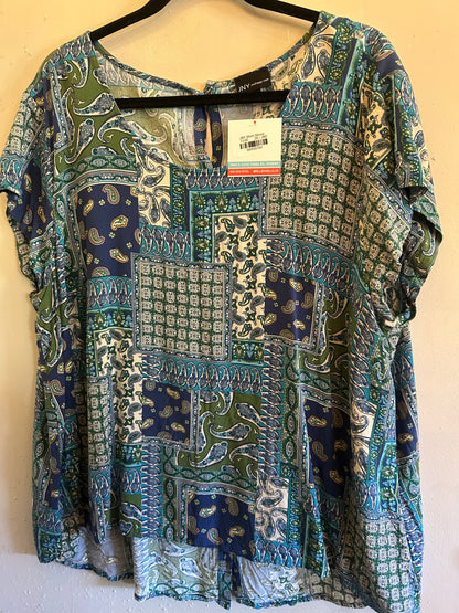 JNY Short Sleeve Paisley