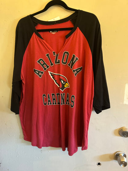 NFLCardinal 3/4 sleeve