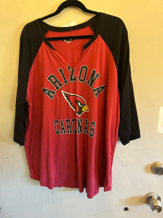 NFLCardinal 3/4 sleeve