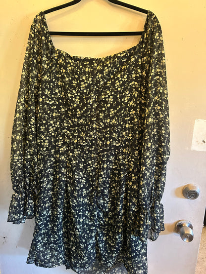 Nasty Gal Collection PATTERNS - FLORAL WOMENS DRESS Sz. 20