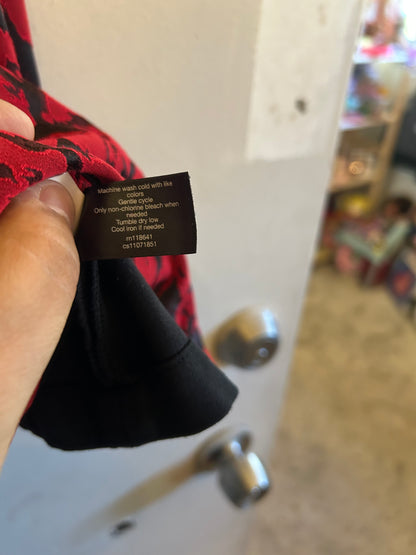 Lane Bryant Red black dress tank
