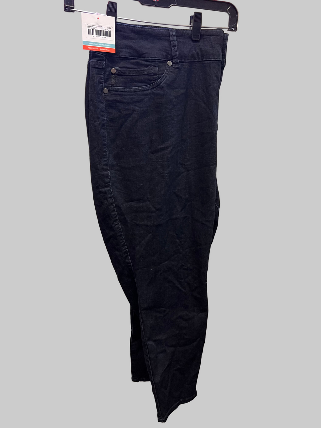 Torrid 3 Button Tapered Leg Dark Wash Jeans