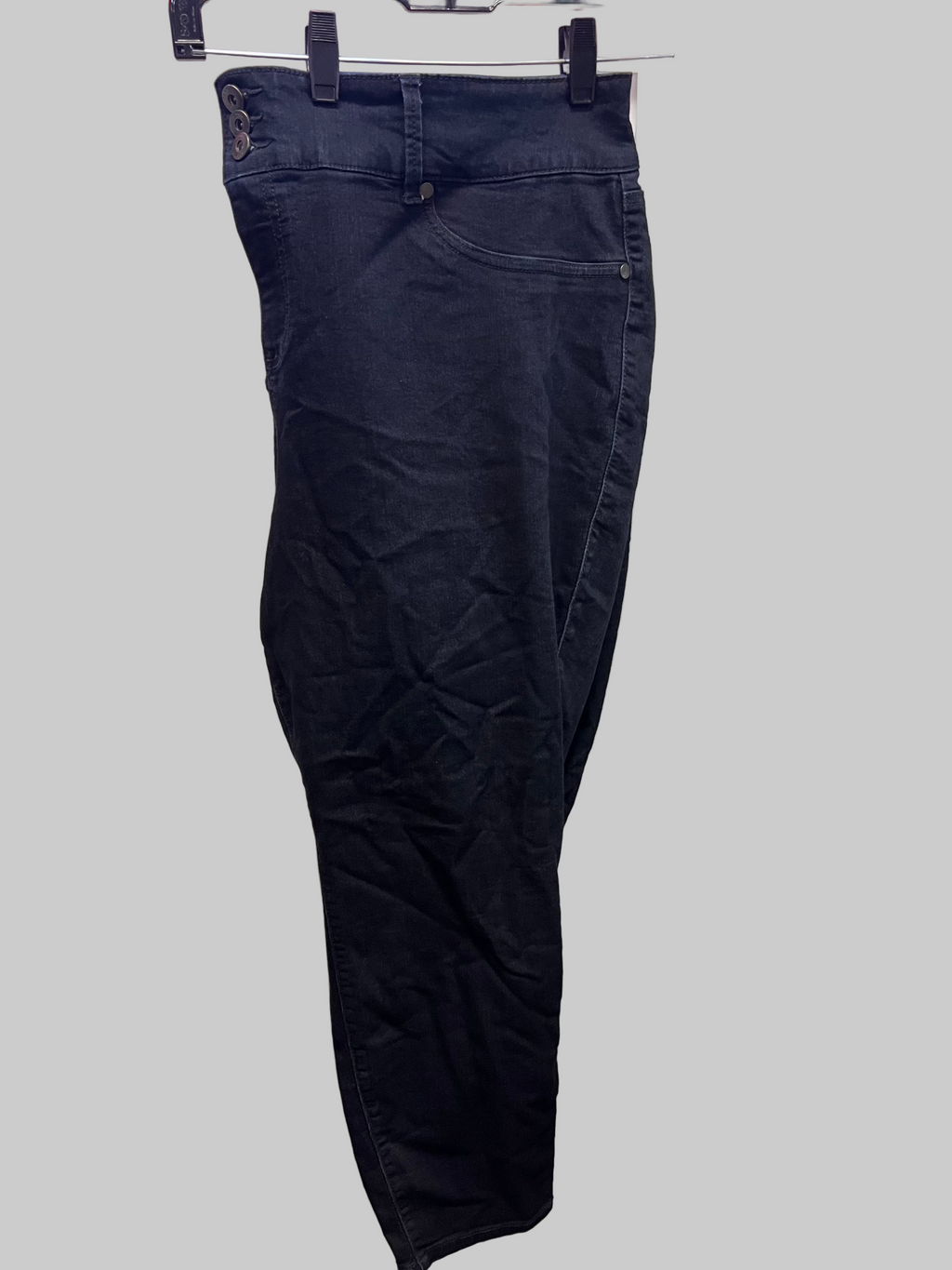 Torrid 3 Button Tapered Leg Dark Wash Jeans