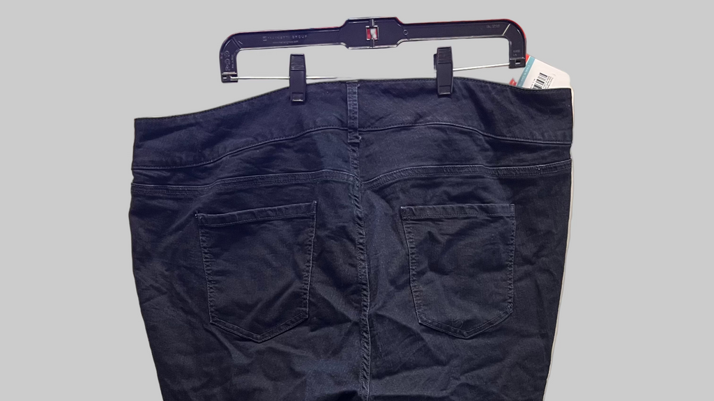 Torrid 3 Button Tapered Leg Dark Wash Jeans