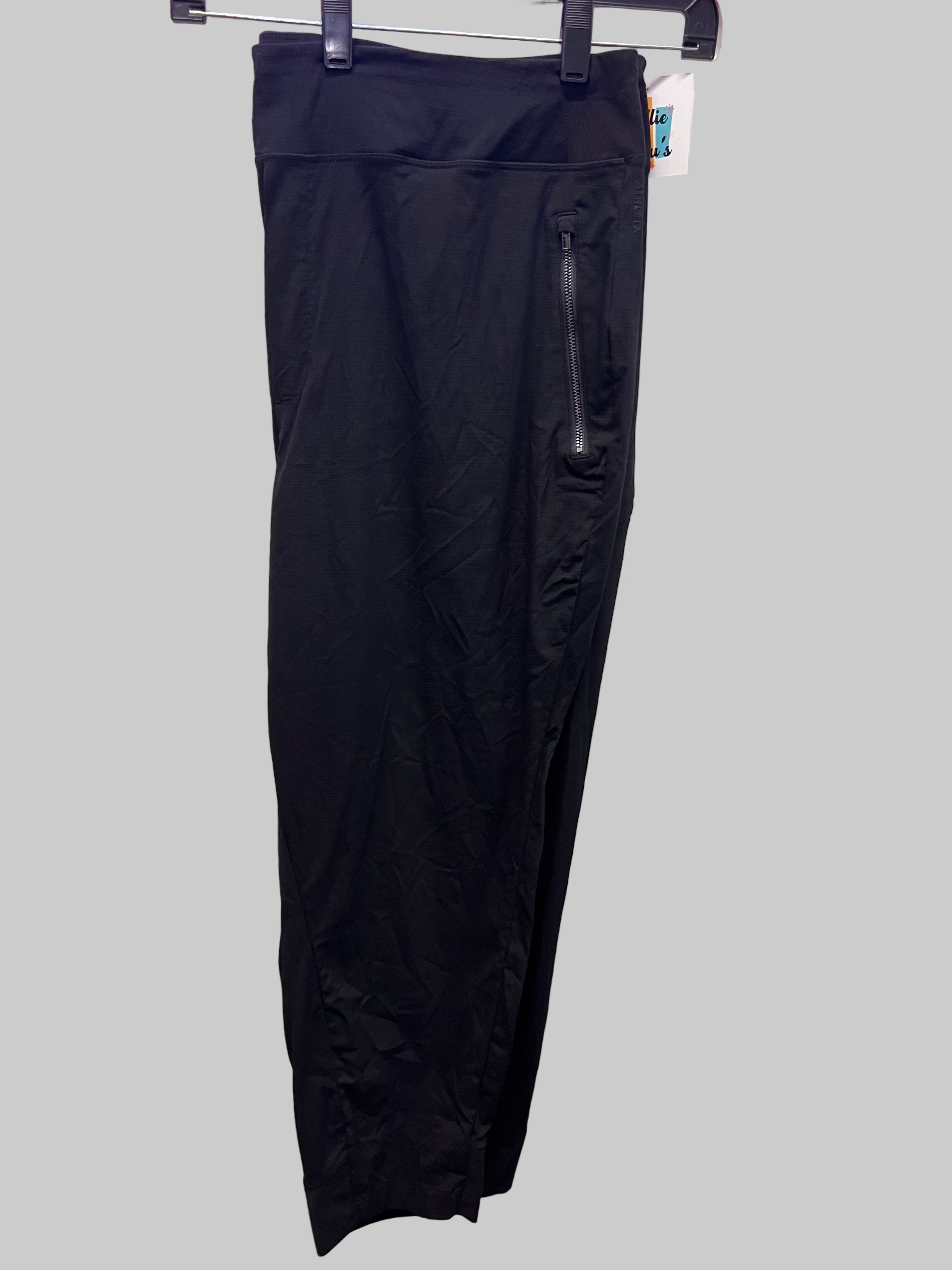 Athleta Black Zipper Pocket Joggers