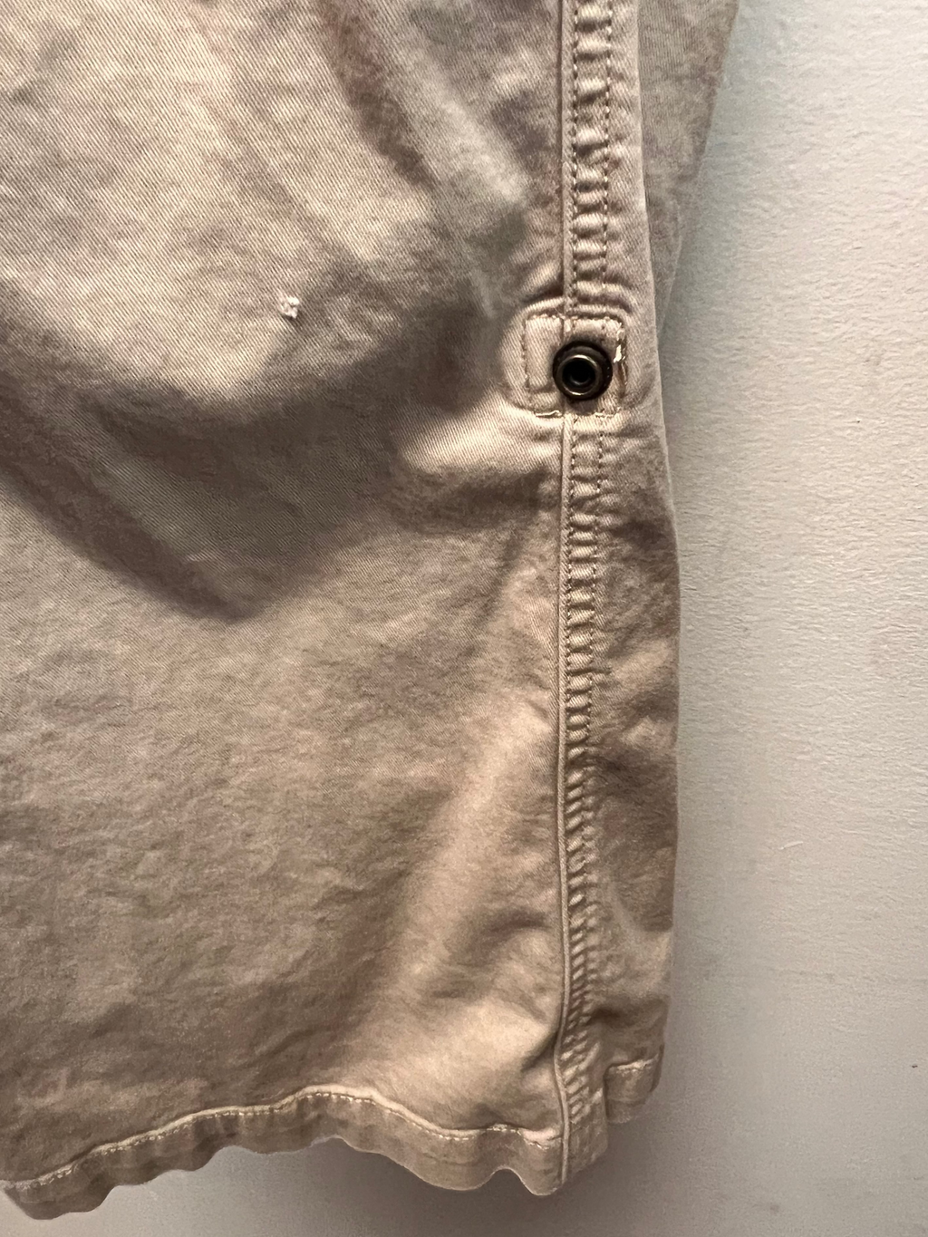 Lee Khaki Comfort Wash Cargo Pants w/ Roll Up Bottoms