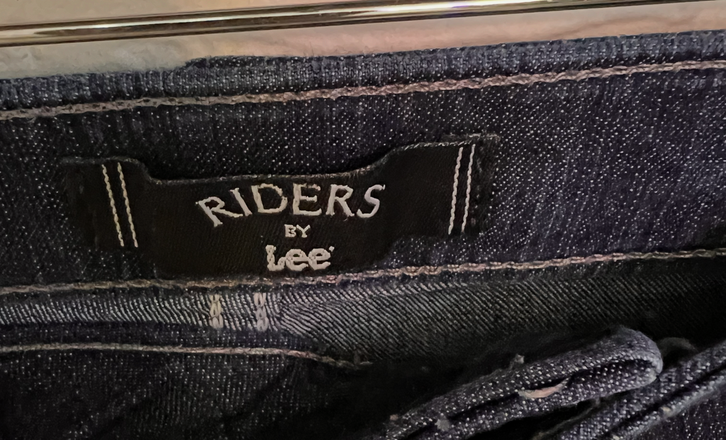 Lee Riders Dark Wash 5 Pocket Jean Shorts
