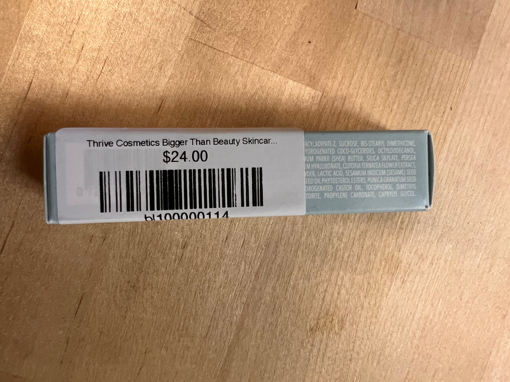Thrive Cosmetics Bigger Than Beauty Skincare Pout Hero Exfoliating Lip Scrub .12 oz