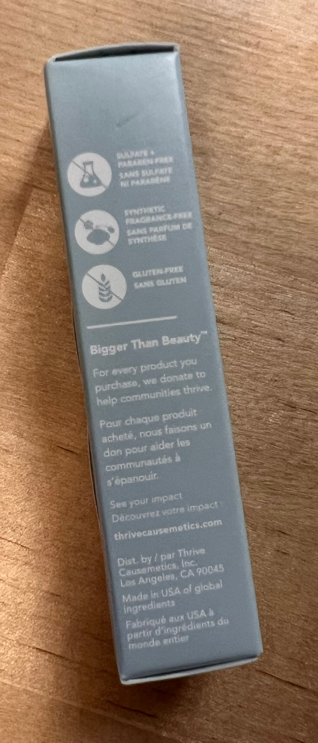 Thrive Cosmetics Bigger Than Beauty Skincare Pout Hero Exfoliating Lip Scrub .12 oz