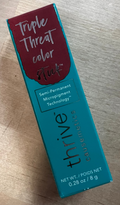 Thrive Triple Threat Color Stick Tessa Berry Matte Lip Face Body Semi-Permanent