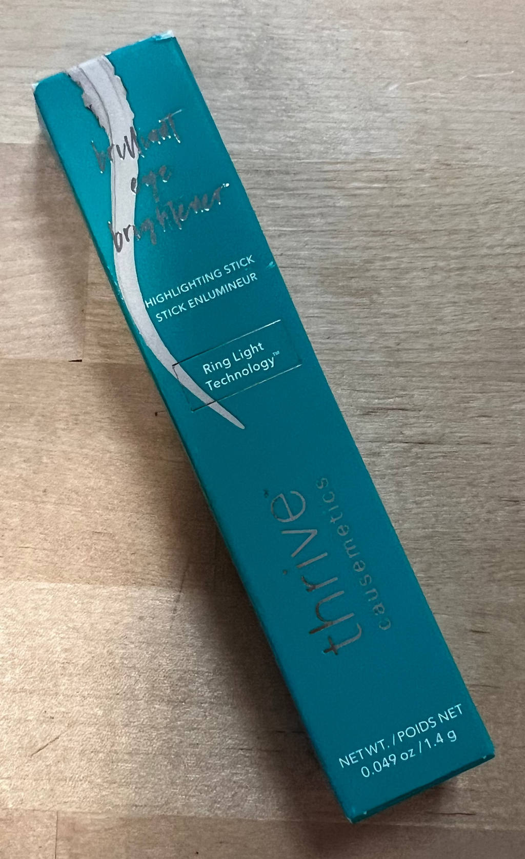 Thrive Brilliant Eye Brightener Racquel Soft Silver Shimmer Highlighting Stick