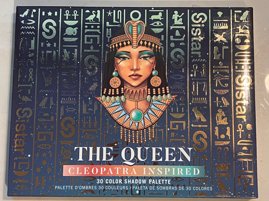 NWOT Sistar The Queen Cleopatra Inspired 30 Color Shadow Palette