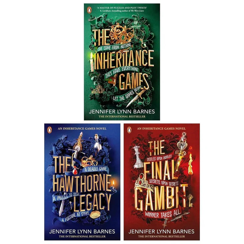 The Inheritance Games 3 Book Set by Jennifer Lynn Barnes - Soft Covers