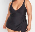 NWT Old Navy Black Jack Vee Swim Dress