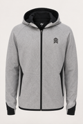 dip Grey/Black Zip-up Hoodie