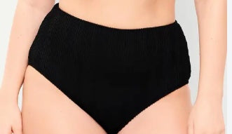 NWT Old Navy Ribbed High Rise High Coverage Swim Bottoms