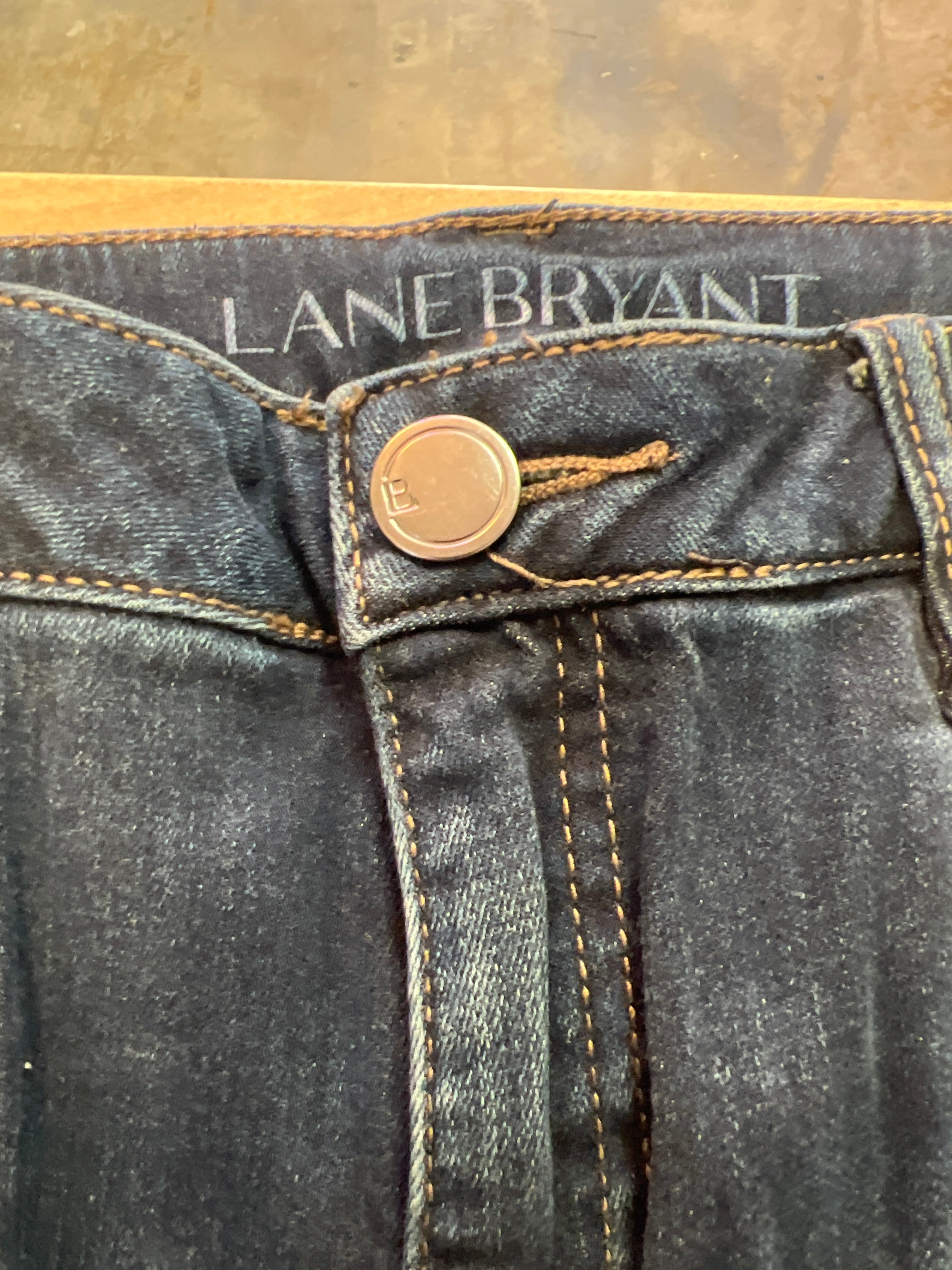 Lane Bryant Mid Rise Super-Stretch Ankle Jeans