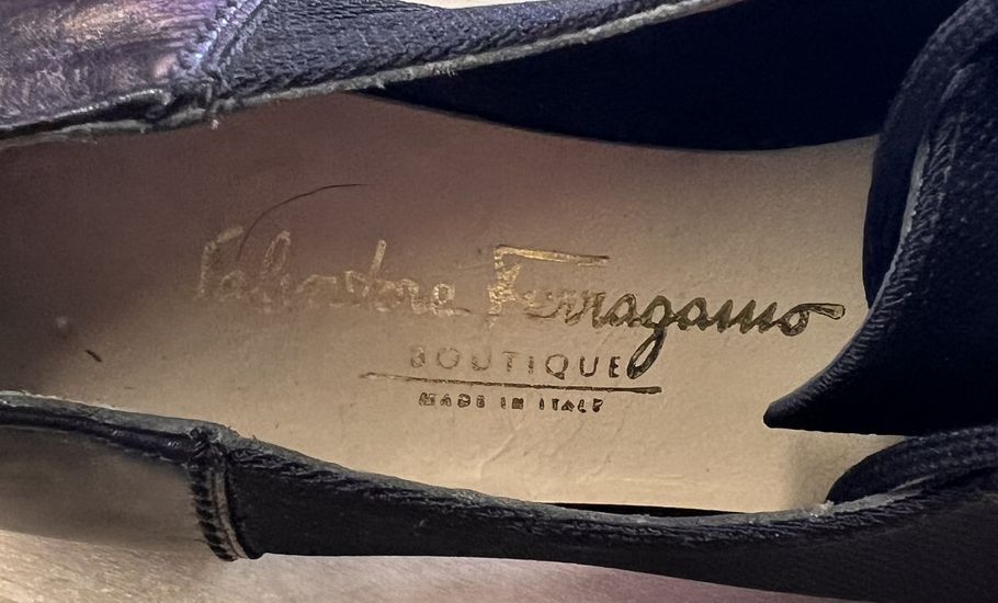 Salvatore Ferragamo Italian Lace Up "Mary Jane" Shoes
