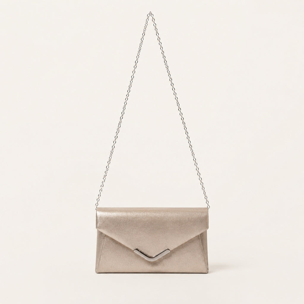 NWT Blush Evenings Gold Clutch / Shoulder Bag