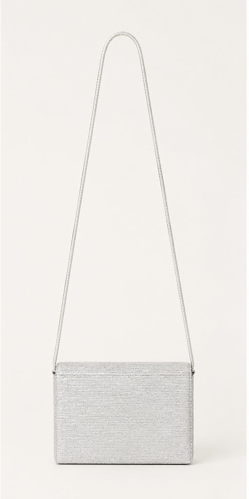 Small Silver Clutch / Shoulder Bag