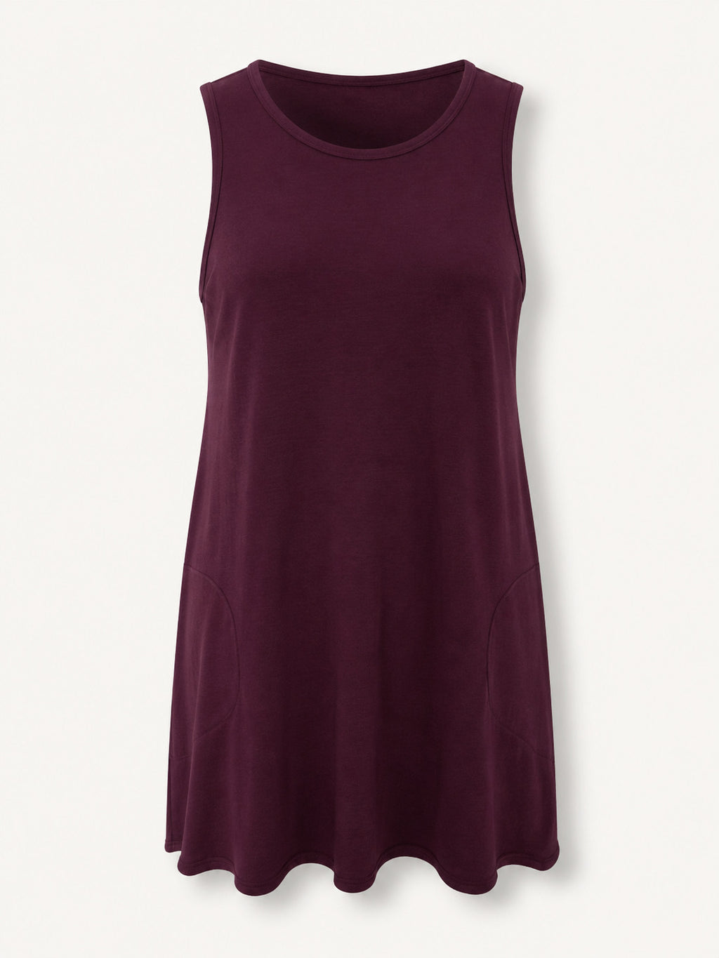32 Cool Burgundy Workout Dress w/ Pockets