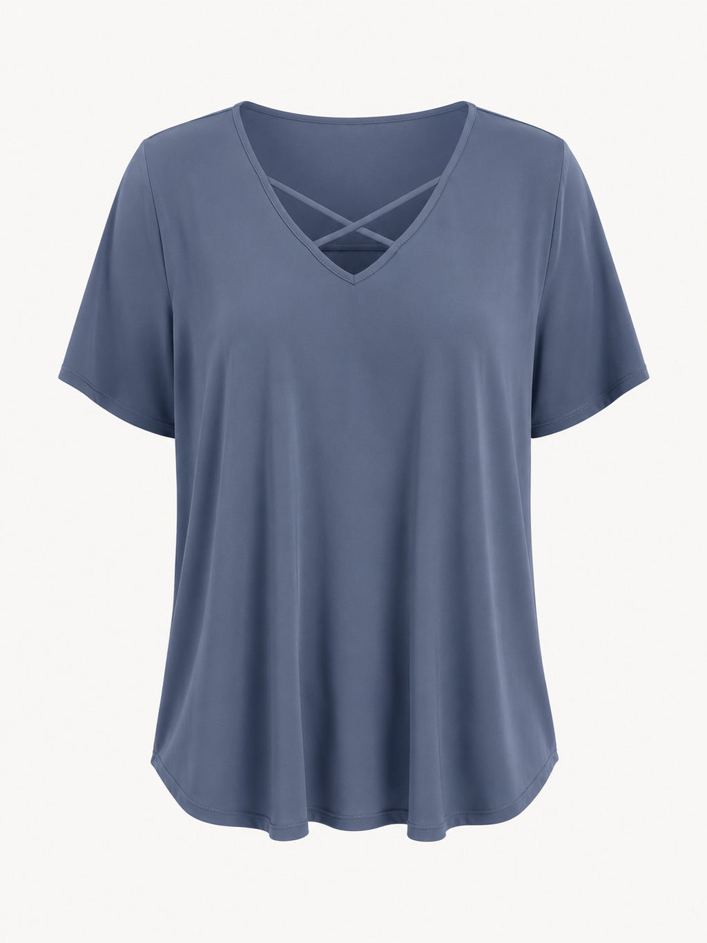 Torrid Activewear Pullover Purple Short Sleeve Top