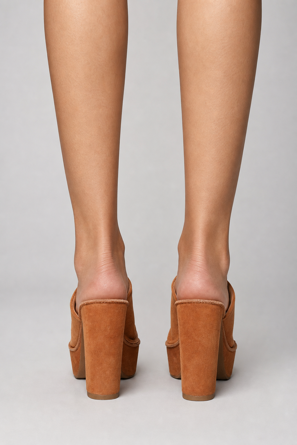 Michael Kors Brown Suede Platform Heels