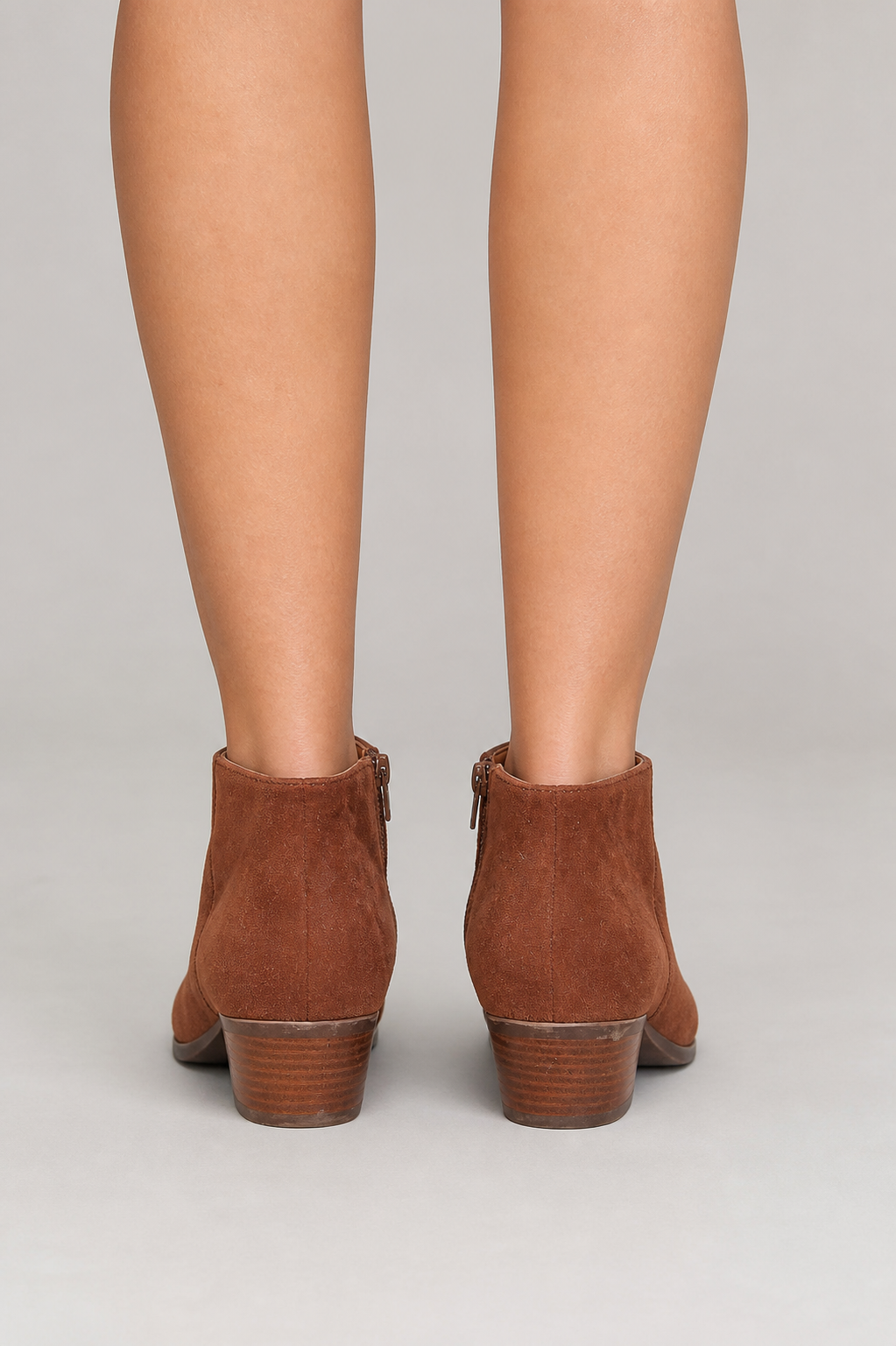 Soda Heal Height Brown Suede Boots