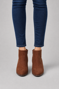 Soda Heal Height Brown Suede Boots