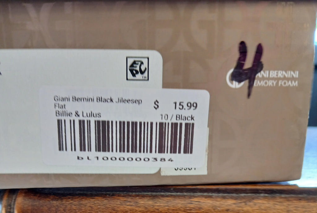 Giani Bernini Black Jileesep Flat