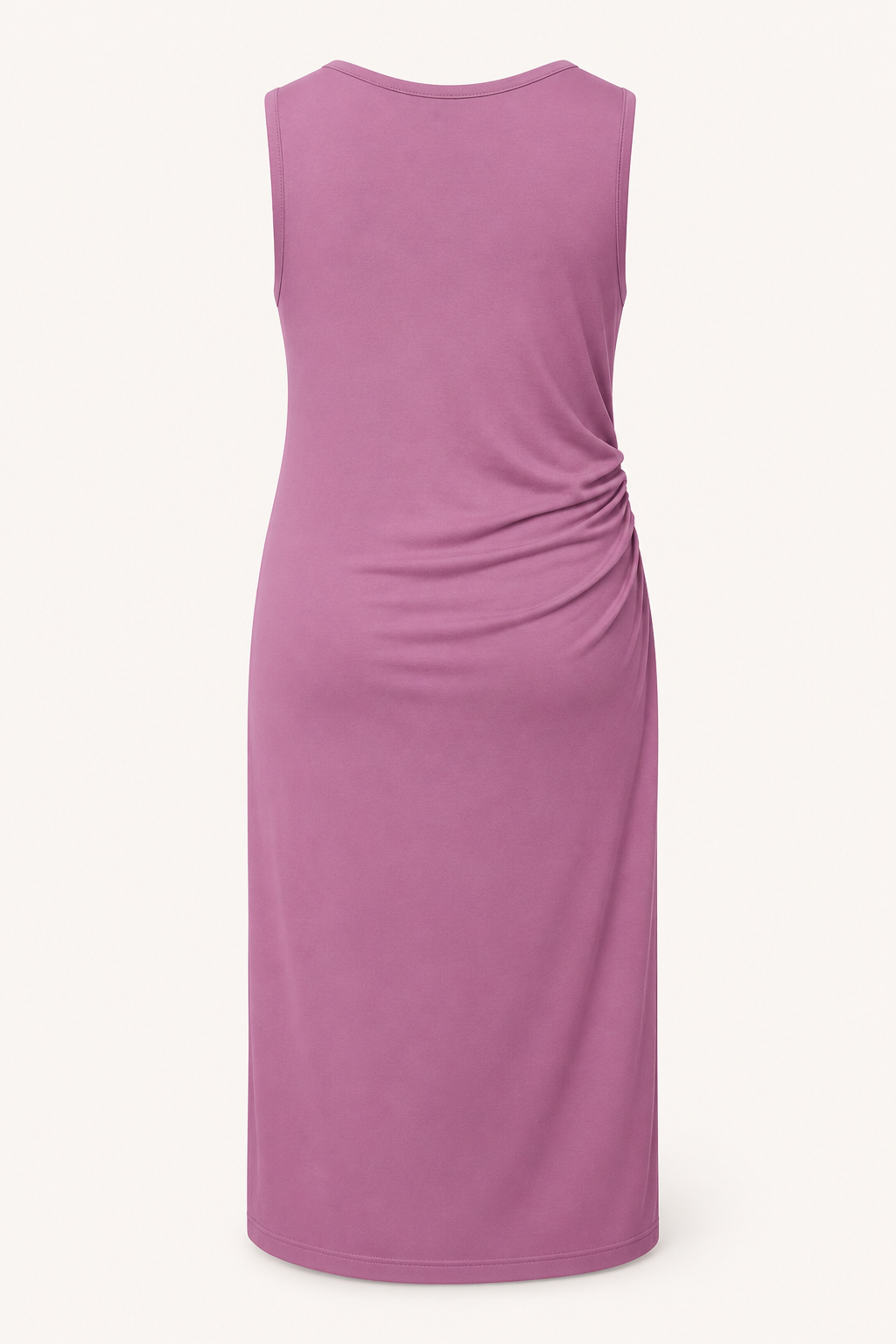 Nine West Pink Sleeveless Scrunch Side Dress