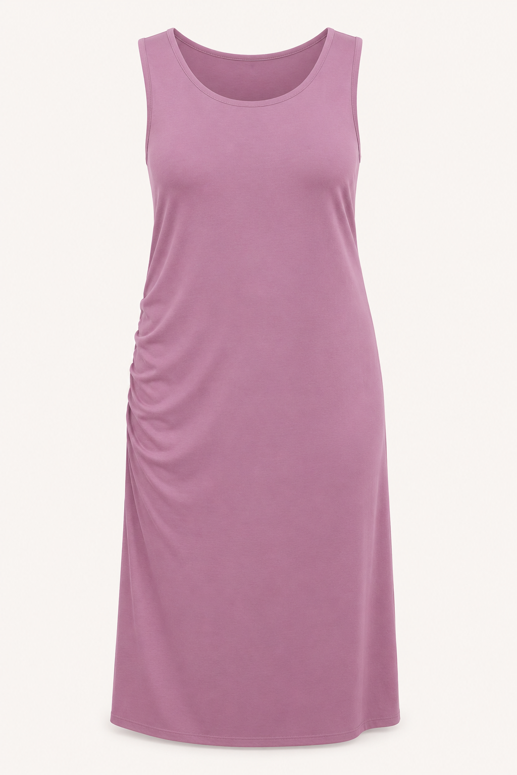 Nine West Pink Sleeveless Scrunch Side Dress