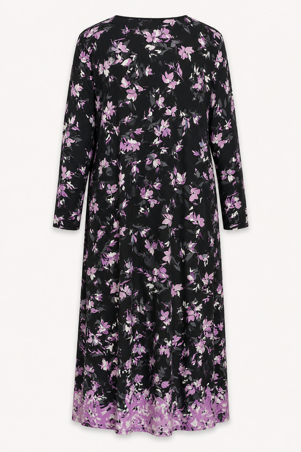 Catherines Black Hawaiian Style Cross Front Dress