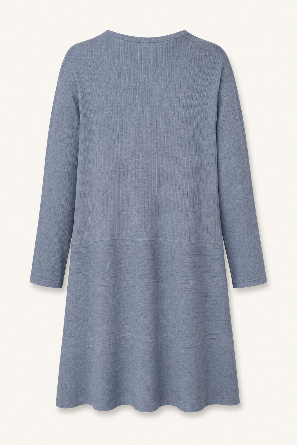 Soft Surroundings Blue Long Sleeve Jersey Dress