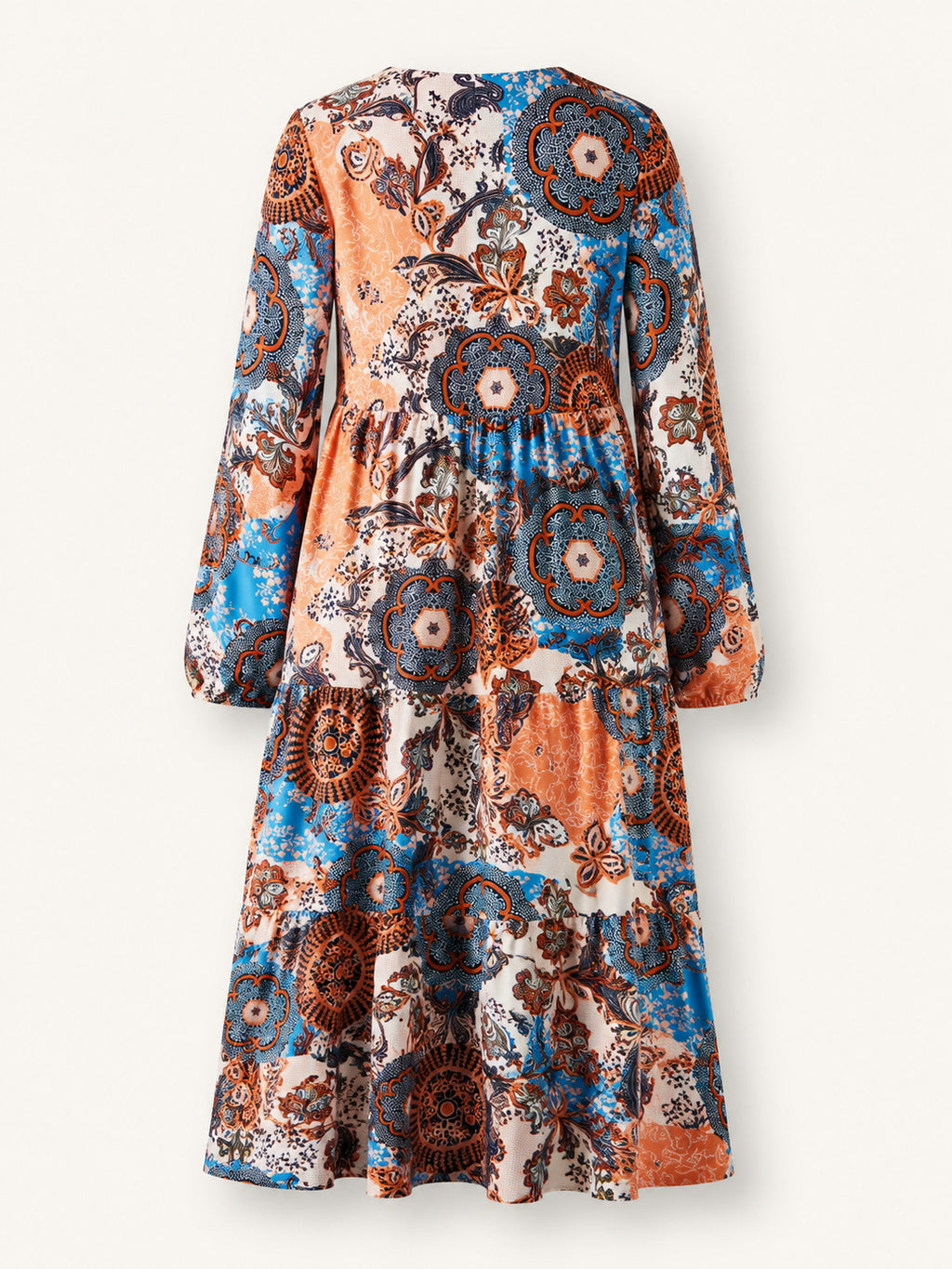 Shein Multi Color Cross Front Midi Dress